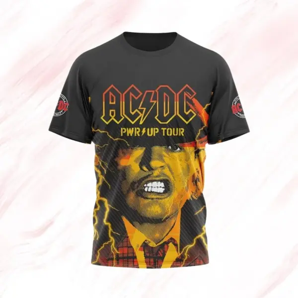 AC-DC 2025 Shirt, Pwr Up Tour Gift For Fan, Music Lover Shirt For Men, rock Music - Image 2