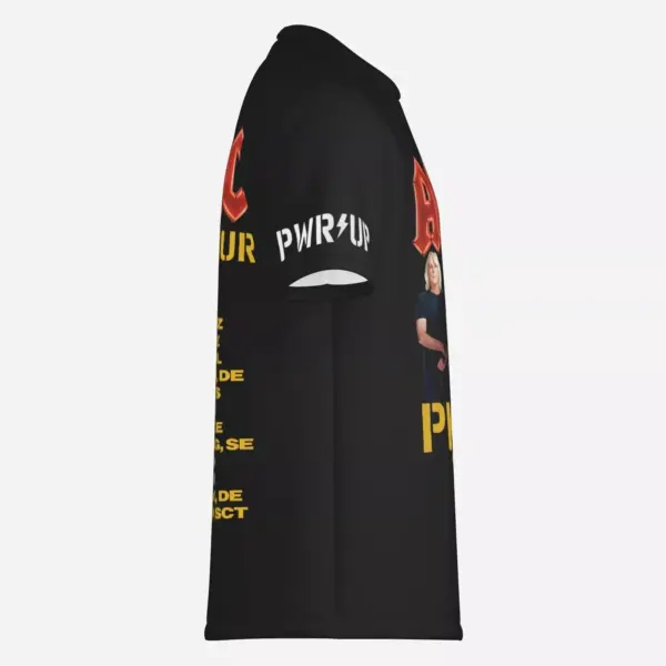 AC-DC  Fan T-Shirt PWR UP Tour 2025 100% Cotton - Image 3