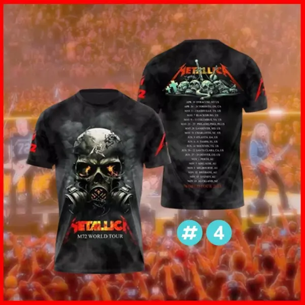 New! M.72 Music Tour Shirt 2025 - North America Vibes | Fan Collector Tee - Image 5