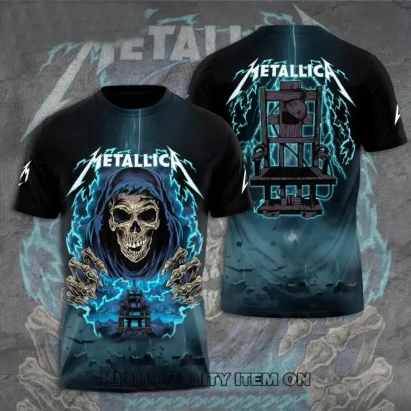 HOT Metallica Band 1981 2025 World Tour 2025 3D Shirt - Image 4