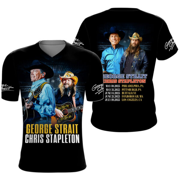 GS x Chris Stapleton Tour 2025 T-Shirt - Image 2