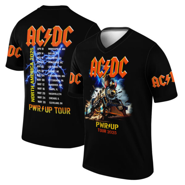 AC-DC POWER UP TOUR 2025 LIMITED EDITION UNISEX TSHIRT Gift Rock Band Fan Apparel - Image 2